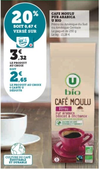 CAFE MOULU PUR ARABICA