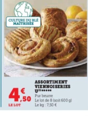 Hyper U ASSORTIMENT VIENNOISERIES U offre