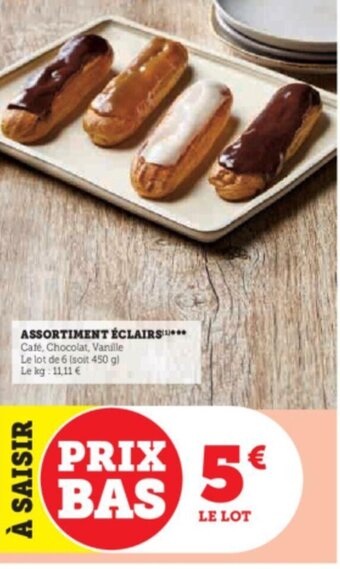 ASSORTIMENT ÉCLAIRS