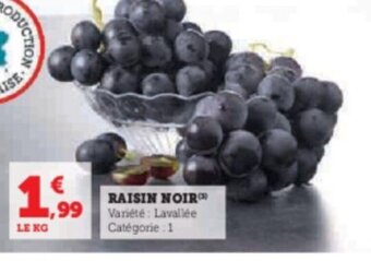 Hyper U RAISIN NOIR offre