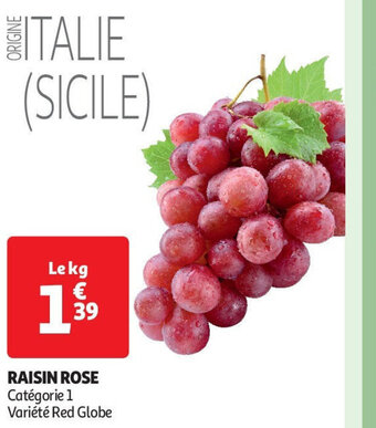 Auchan RAISIN ROSE offre
