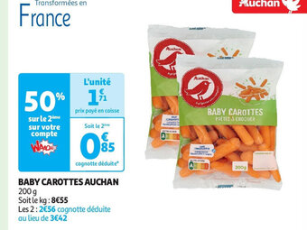 Auchan BABY CAROTTES AUCHAN offre