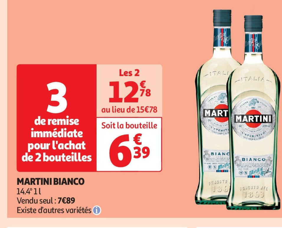 Promo MARTINI BIANCO chez Auchan