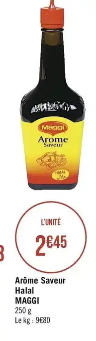 Casino Supermarchés Arôme Saveur Halal MAGGI offre