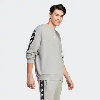 Decathlon Sweatshirt homme adidas brandlove gris offre