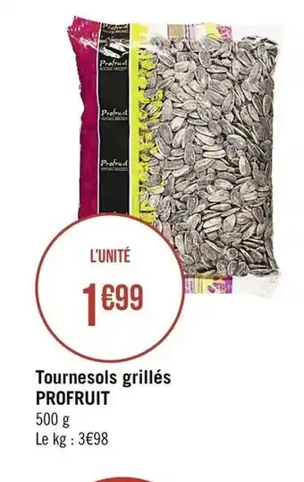 Tournesols grillés PROFRUIT