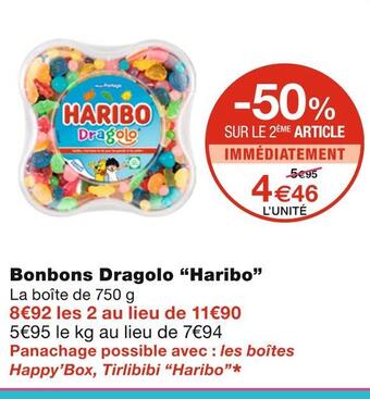 Monoprix Haribo bonbons dragolo offre