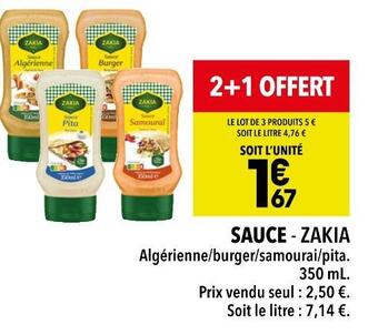 Supeco Zakia sauce offre