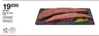 Monoprix Foie de veau offre