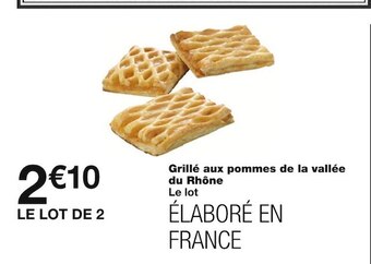 Grillé aux pommes de la vallée du rhône