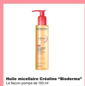 Monoprix Bioderma huile micellaire créaline offre