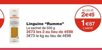 Monoprix Rummo linguine offre