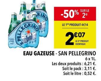 San pellegrino eau gazeuse