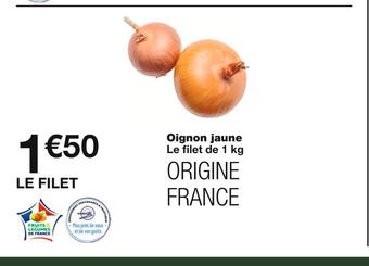 Monoprix Oignon jaune offre