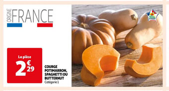 COURGE POTIMARRON, SPAGHETTI OU BUTTERNUT =