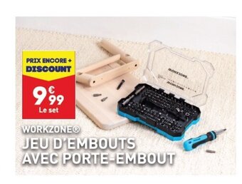 ALDI JEU D'EMBOUTS AVEC PORTE-EMBOUT offre
