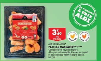 ALDI PLATEAU MANDARIN offre