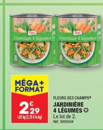 ALDI JARDINIÈRE 4 LÉGUMES offre