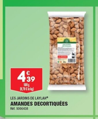 ALDI AMANDES DECORTIQUÉES offre