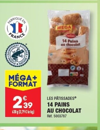 ALDI 14 Pains au chocolat offre