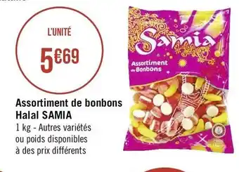 Casino Supermarchés Assortiment de bonbons Halal SAMIA offre
