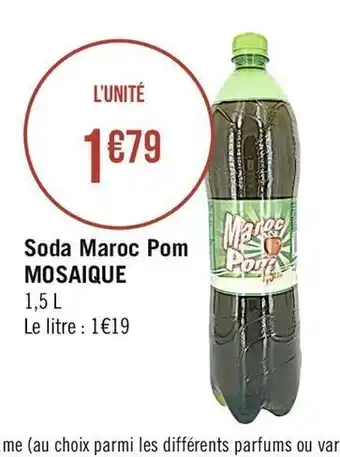 Soda Maroc Pom Mosaique