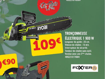 E.Leclerc TRONÇONNEUSE ÉLECTRIQUE 1 900 W offre