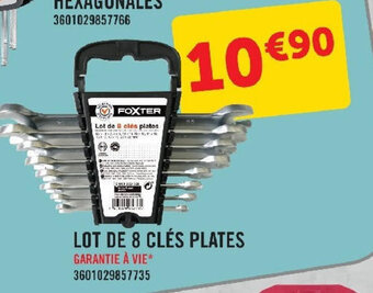 E.Leclerc LOT DE 8 CLÉS PLATES offre
