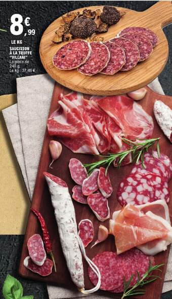 E.Leclerc SAUCISSON À LA TRUFFE "VILLANI" offre