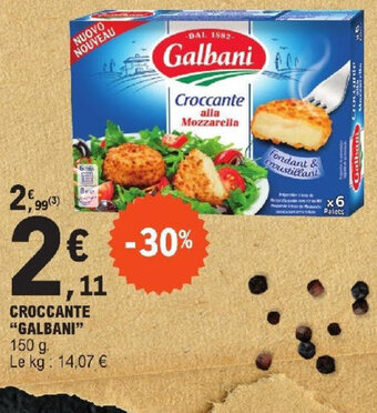 E.Leclerc CROCCANTE "GALBANI" offre