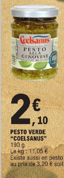 PESTO VERDE "COELSANUS"