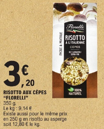 E.Leclerc RISOTTO AUX CÈPES "FLORELLI" offre