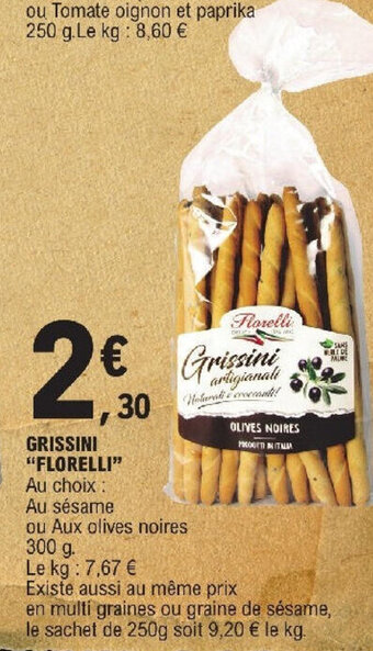 E.Leclerc GRISSINI "FLORELLI" offre