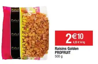 Raisins Golden Profruit