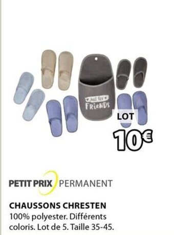 JYSK CHAUSSONS CHRESTEN offre