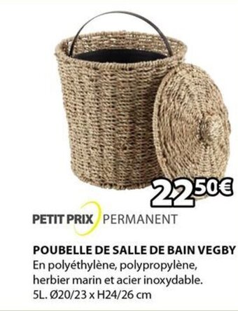 JYSK POUBELLE DE SALLE DE BAIN VEGBY offre