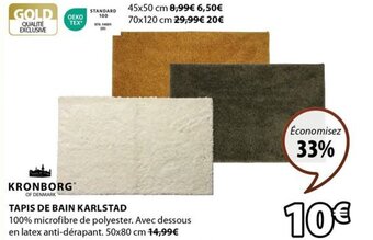 JYSK TAPIS DE BAIN KARLSTAD offre