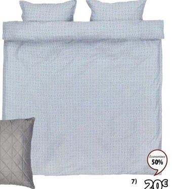 JYSK PARURE DE LIT EN SATIN TINA offre