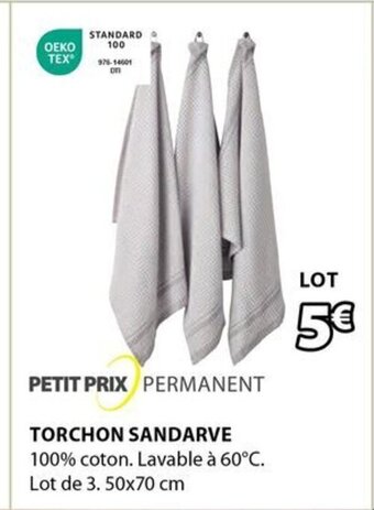 JYSK TORCHON SANDARV offre