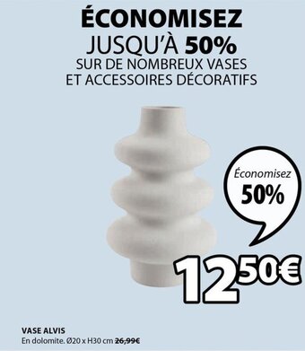 JYSK VASE ALVIS offre