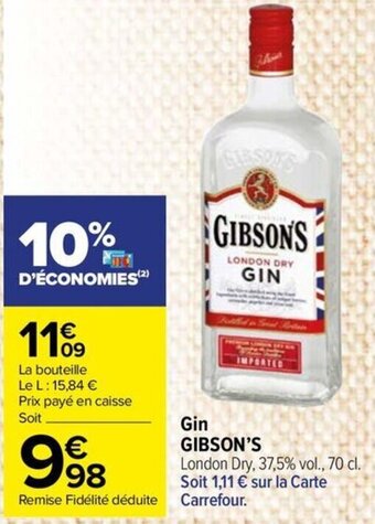 Gin GIBSON'S
