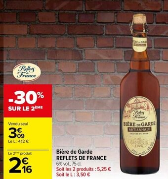 Carrefour City Bière de Garde REFLETS DE FRANCE offre