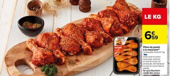 Carrefour Drive Pilons de poulet à la mexicaine(⁰) offre