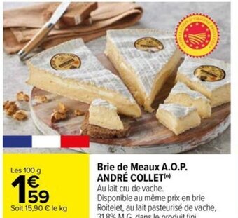 Brie de Meaux A.O.P. ANDRÉ COLLET(n)