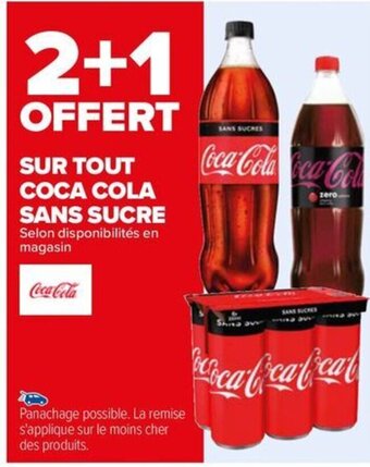 Carrefour Drive SUR TOUT COCA COLA SANS SUCRE offre