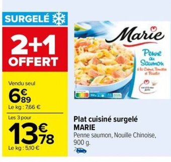 Carrefour Drive Plat cuisiné surgelé MARIE offre