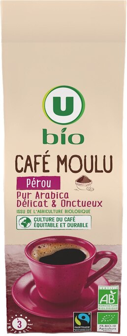U Express Cafe moulu pur arabica u bio offre