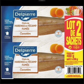 Super U Filets de harengs fumes delpierre offre
