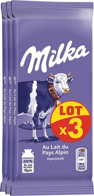 U Express Chocolat au lait milka offre