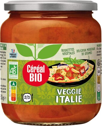Super U Sauce veggie bio cereal bio offre